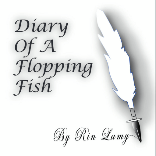 Logo for Diary of a Flopping Fish created by Rin Lamy